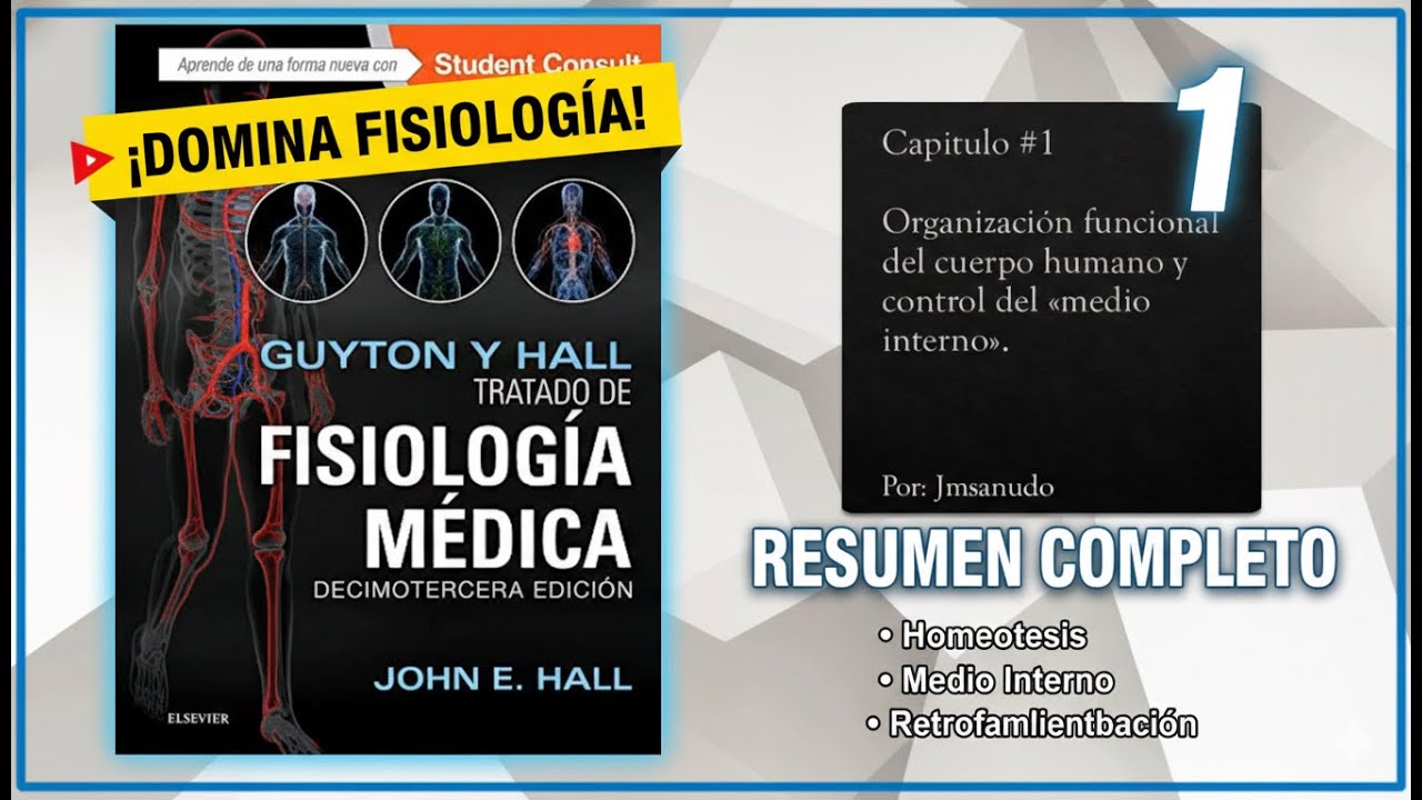 Organización funcional del cuerpo humano y control del «medio interno»  Cap 1. Fisiología de Guyton