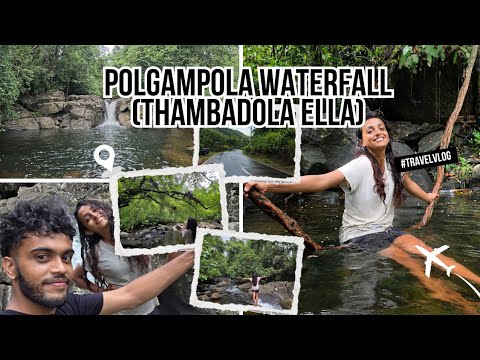 Exploring Polgampola Waterfall 🌊 | Hidden Beauty of Sri Lanka #drago 