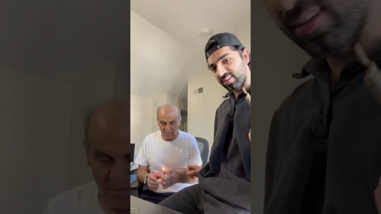 Thumbnail of Grandpa tries medical weed for the first time #shorts #grandpa