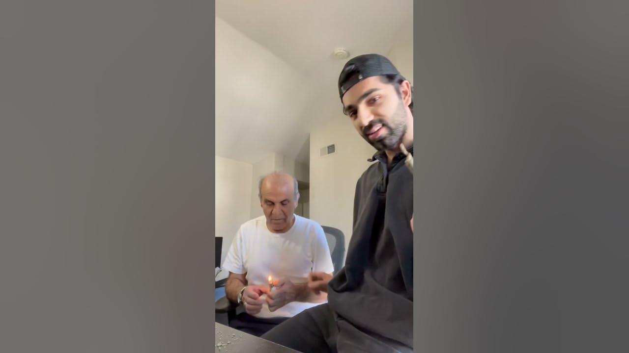 Grandpa tries medical weed for the first time #shorts #grandpa