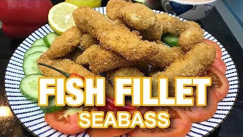 CRISPY FISH FILLET | SEA BASS FILLET | PANKO BREADING