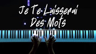 Patrick Watson - Je Te Laisserai Des Mots (Piano Tutorial) - Cover Resimi