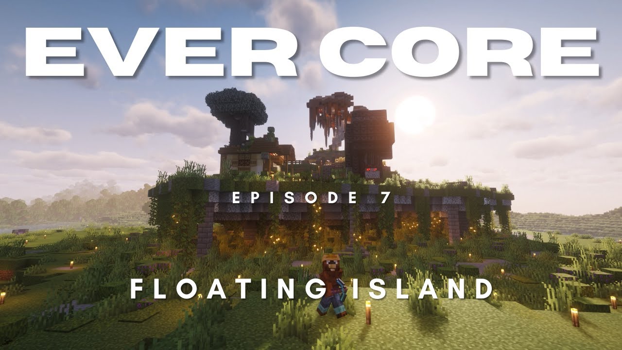 I Built a Floating Island and XP Farm - Evercore 7