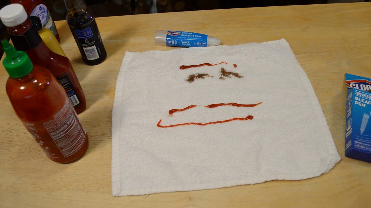 Clorox Bleach Gel Pen Cleaning Gadget Review - YouTube