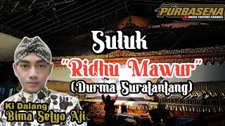 Suluk Ridhu Mawur (Durma Suratantang) Ki Dalang Bima Setyo Aji