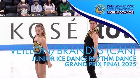 VEILLON / BRANDYS (CAN) | Junior Ice Dance Rhythm Dance | Grand Prix Final 2025 | #JGPFigure