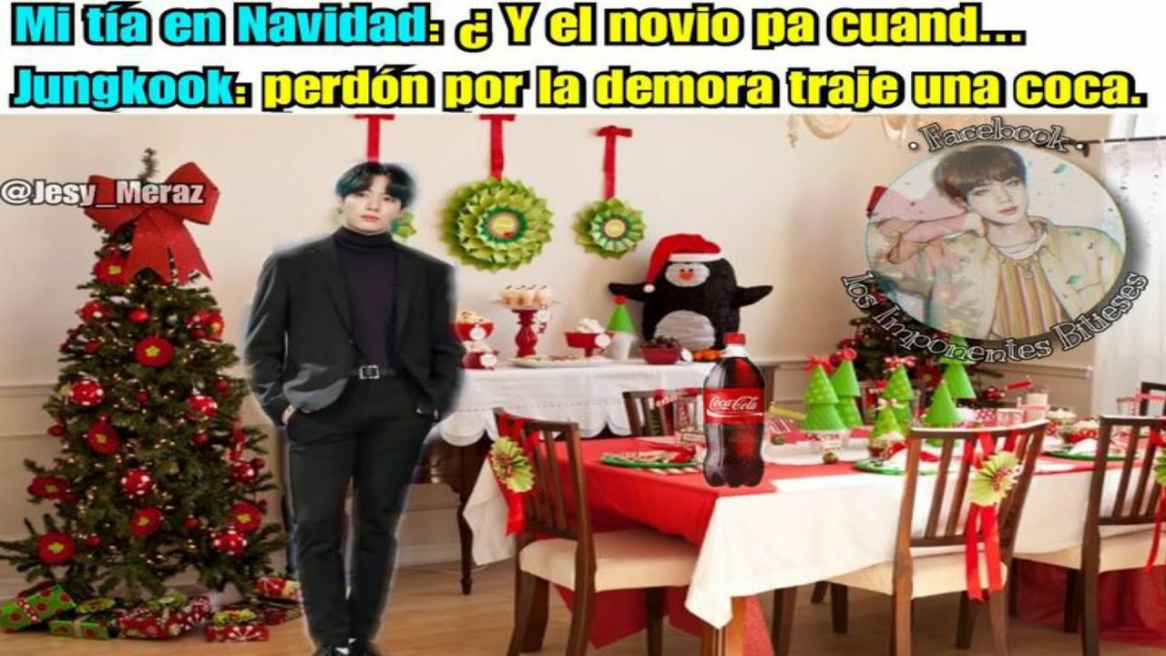 MEMES DE BTS!! 🎅🎄 SI TE RÍES TE CASAS CON TODO BTS‼ 👰🤵 BONUS DE NAVIDAD 😂😍❤