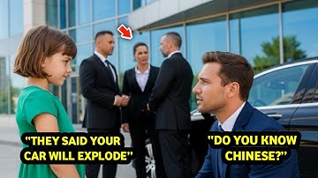 The girl heard the guards speaking in Chinese and warned the millionaire not to get into the car.