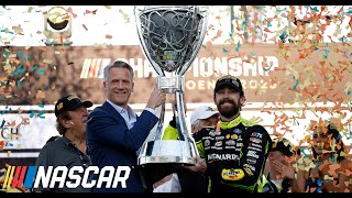 Hot Mic: Listen in as Ryan Blaney celebrates his first NASCAR Cup Series title