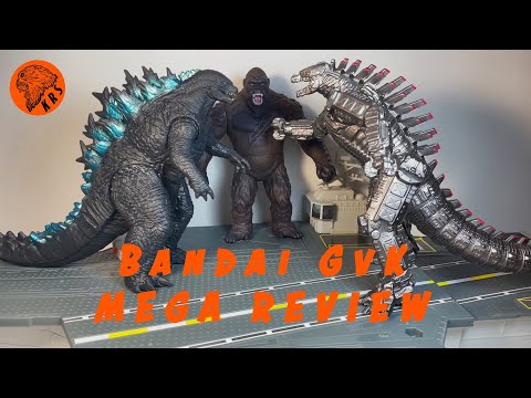 BANDAI MOVIE MONSTER SERIES GODZILLA VS KONG MEGA REVIEW - YouTube