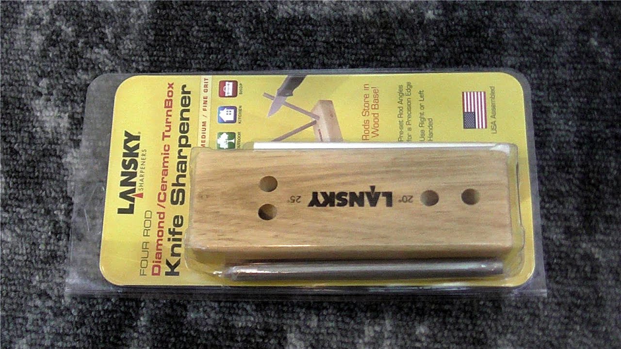 Kit Aiguisage Lansky Turnbox TB2D2C - Diamant Et Céramique - Affûteur De Couteaux