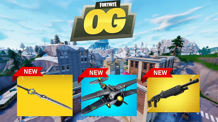 The NEW Fortnite OG Season 7 Update Is HERE! (Infinity Blade, Planes, Pump Shotgun)