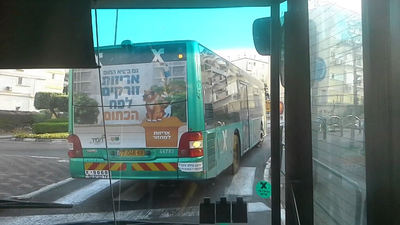 egged-bus-transit-haifa-line-31-ride-from-bat-galim-train-station-to