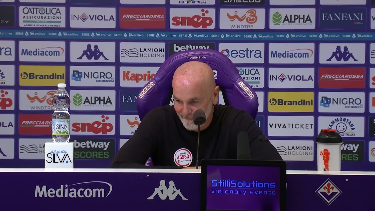 Le parole di mister Stefano Pioli in sala stampa dopo Fiorentina vs Bologna 2 - 2