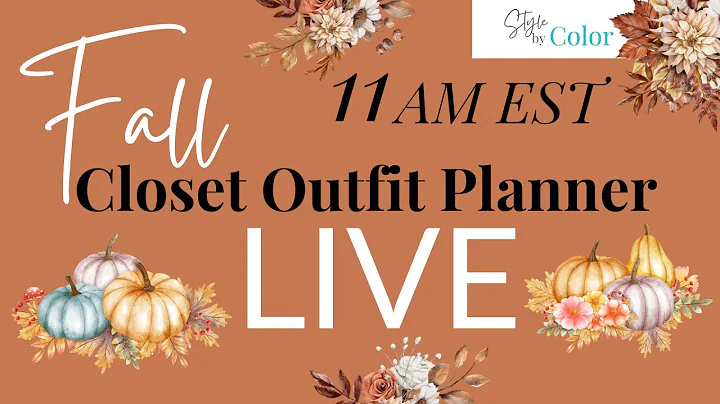 2022 Fall Closet Outfit Planner LIVE