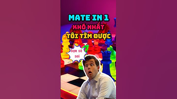 chỉ 1 nước thôi, bạn có giải được không. mate in 1 siêu khó. #chess #covua #covualogic