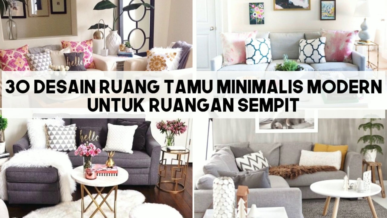 30 Desain Ruang Tamu Minimalis Modern Untuk Ruangan Sempit