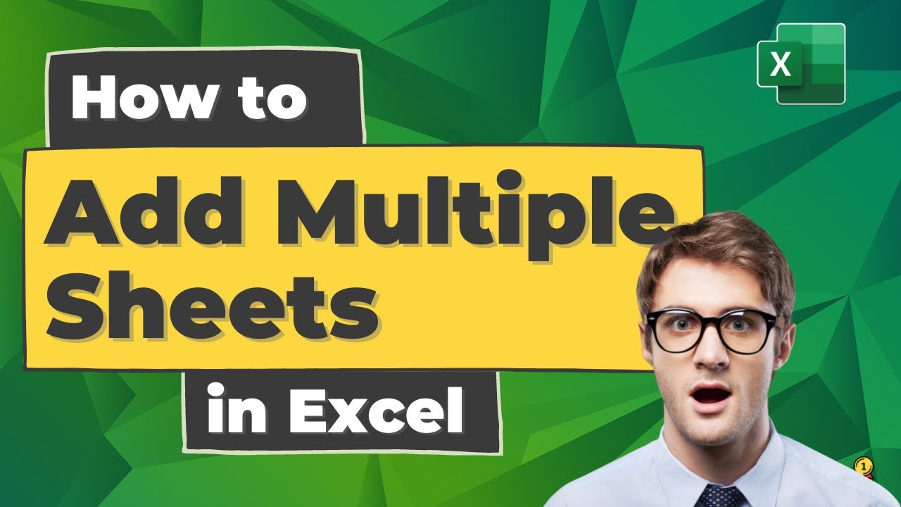 Add Multiple Sheets using a List of Names in Excel - YouTube