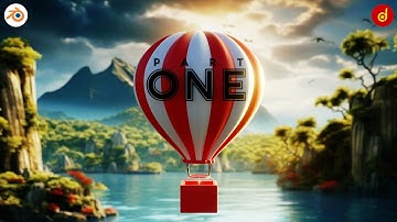 Air Balloon in Blender | Air Balloon in Blender 3D Modeling | Air Balloon 3D Modeling | Part 01