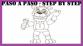 Como dibujar a freddy de five nights at freddy's world l How to draw freddy fnaf world