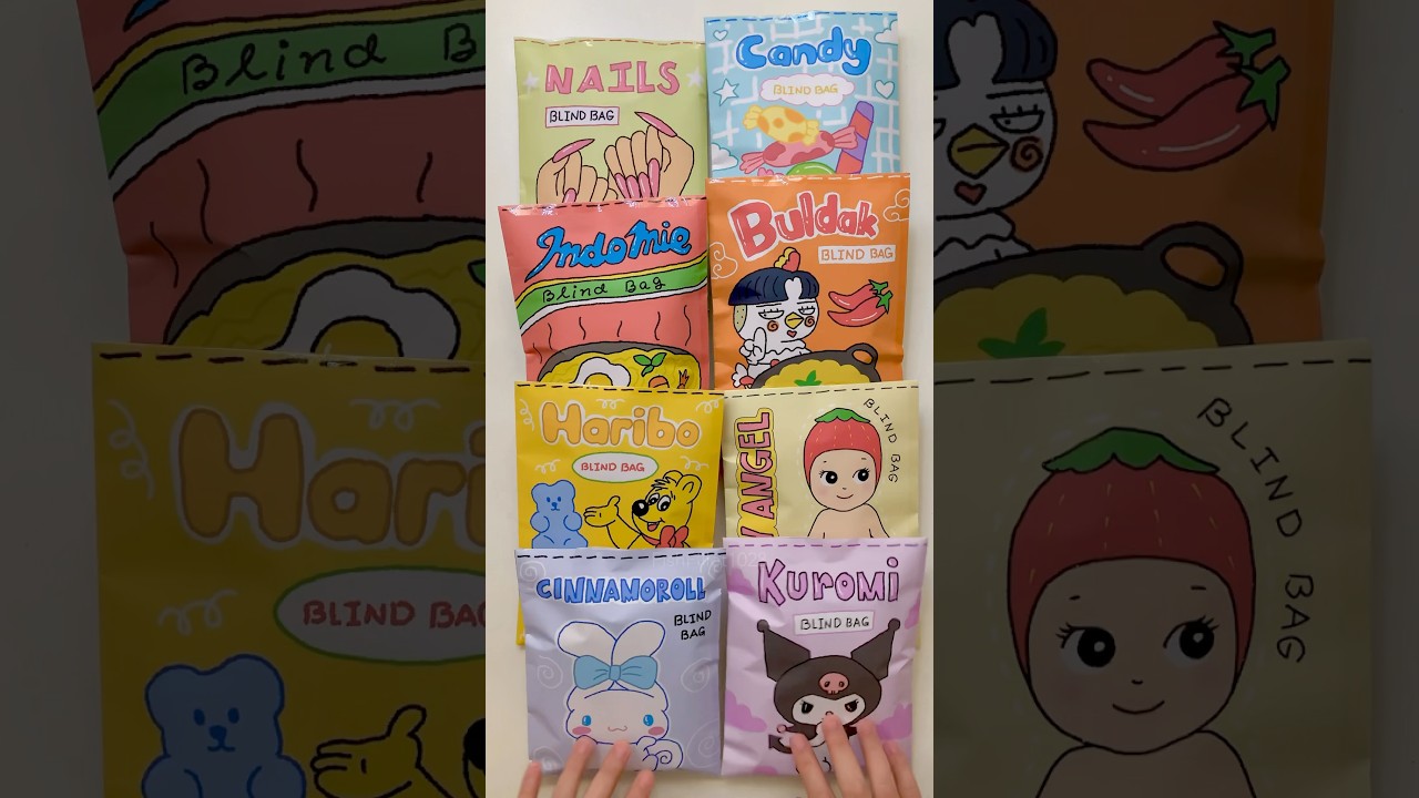 Diy paper blind bag opening! Which blind bag should i open next?