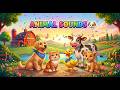 Guess the Animal Sound 😲🐶 | Fun Kids Learning Song