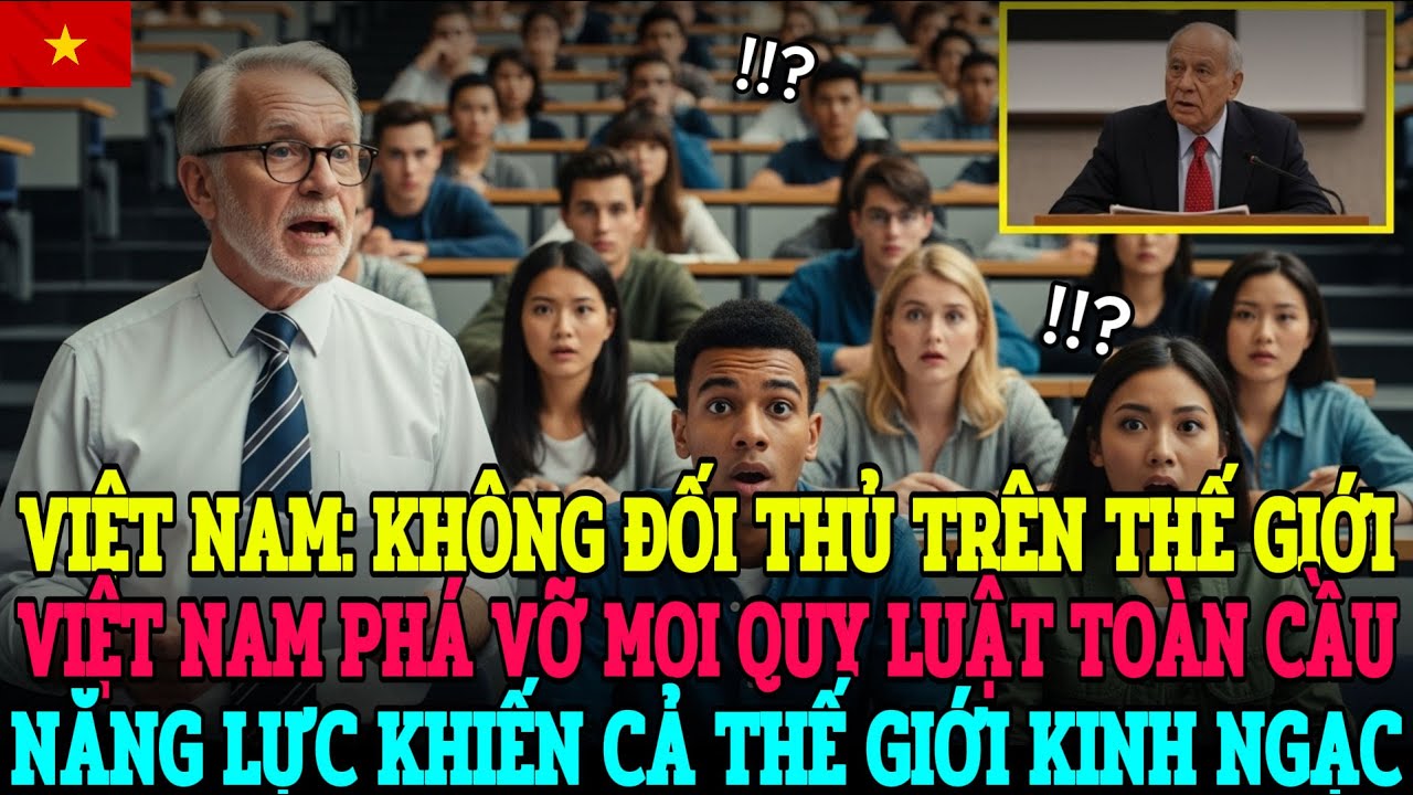 CẢ THẾ GIỚI KINH NGẠC VỚI XẾP HẠNG SIÊU CƯỜNG CỦA VIỆT NAM! MỘT CƯỜNG QUỐC BẤT NGỜ XUẤT HIỆN
