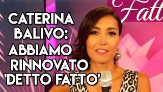 Caterina Balivo Detto Fatto Rinnovato Con Tanti Tutor Nuovi.