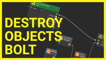 Destroy Objects in Unity with Bolt - Beginner Tutorial