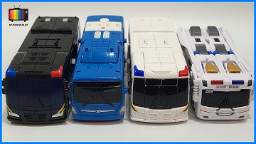 [대집합] 메탈카드봇s 헬로카봇 블루캅 트리니티 케이캅스 올스타 로드세이버 버스팀 변신 합체 모음 Metalcardbots Hello Carbot Bus Robot Combine