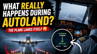 What REALLY Happens During AUTOLAND? 😳✈️ #airplane #aviation #facts #travel #fly #sky 