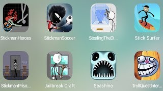 Stickman Jailbreak 6, Stickman Surfer, Stickman Soccer, Stickman Heroes - Play game real life screenshot 2