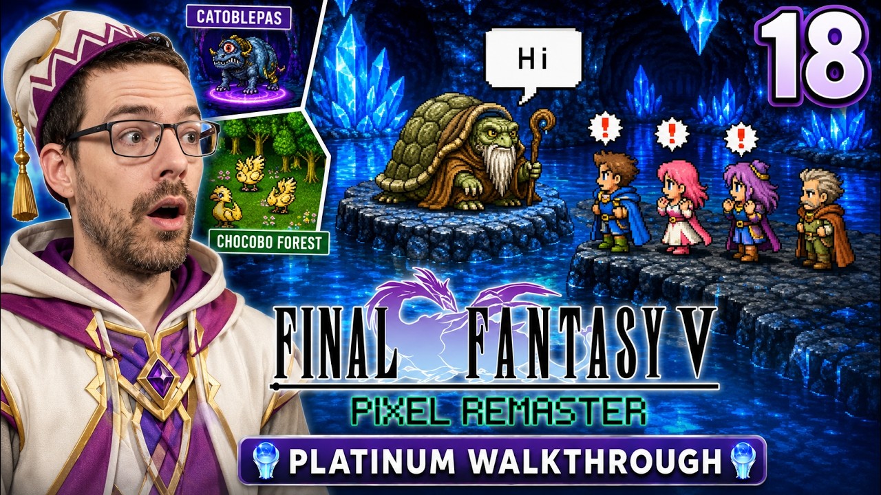 Final Fantasy 5 Platinum Trophy Guide Part 18 – Catoblepas Summon & Ghido’s Cave