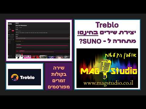 Treblo · бесплатный ИИ для создания песен