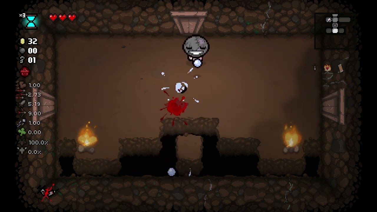 The Binding of Isaac:Repentance Погоня за Босс Рашем(неудачный забег, без комментариев)
