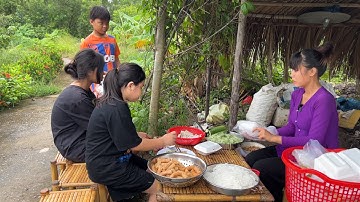 HÔM NAY BÁN BÚN CHẢ GIÒ BÀ CON TẤP NẬP ỦNG HỘ NHIỆT TÌNH | Thôn Nữ Cà Mau