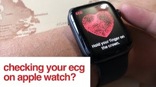 How to use the ECG APP on your Apple Watch Series 6 ECG / EKG feature