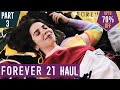 *FINALLY* FOREVER 21 Sale HAUL Grand Finale! 🤩Rainbow Sweater, Skorts & More | #HeliHauls | Heli Ved
