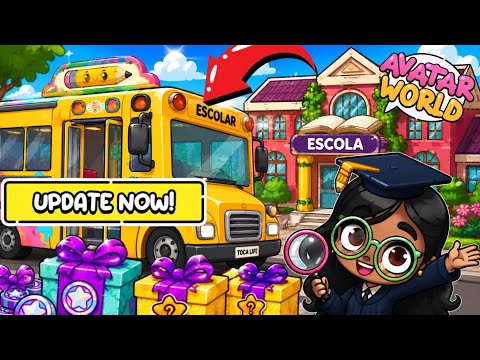 HOW TO GET ALL THE COINS AND SECRETS OF THE SCHOOL BUS? / COIN UPDATE IN AVATAR WORLD