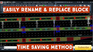 How to rename the block name & replace with other objects...