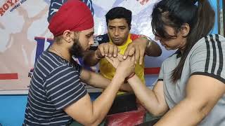 Men Vs Women Armwrestling Royal Sports Club Delhi Arm Wrestling Laxman Singh Bhandari