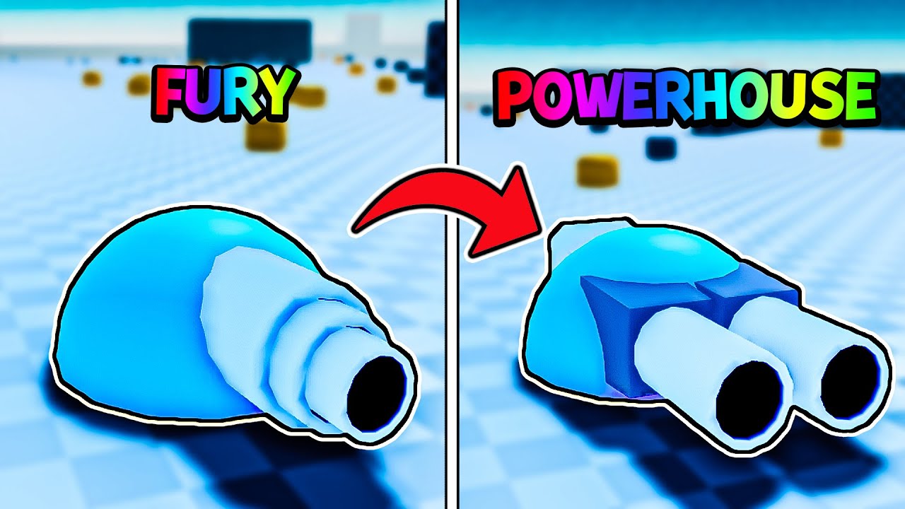 улучшение до POWERHOUSE TANK в игре Roblox Tank Game!