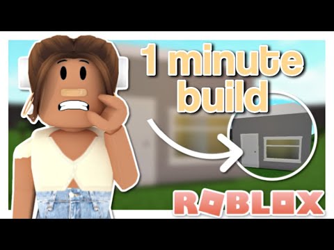 1 Minute Build Challenge Roblox Bloxburg Youtube - roblox welcome to bloxburg donation shack youtube