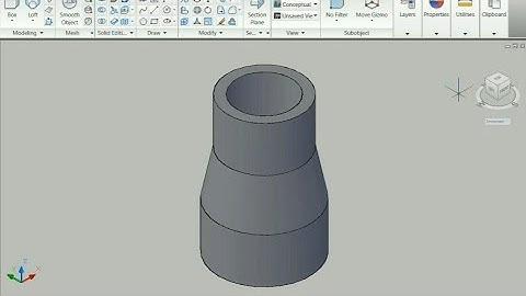 how to draw pipe Reducer in AutoCAD ?