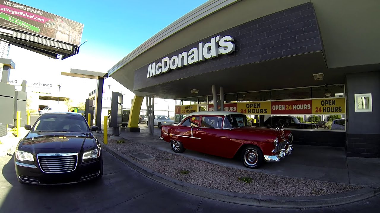 Downtowner Motel, McDonald's Drive-Thru to Hilton Parking, Las Vegas, Nevada, 18 June 2018, GOPR0376