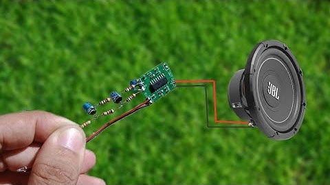 How to make simple passive lowpass filter | Pam8403 makes as pure subwoofer amplifier