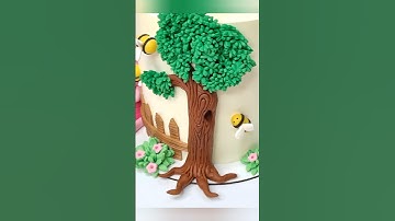 Creative Fondant Tree Cake Topper Ideas - Beauty in the Details!🌳🌳🌳
