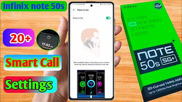 how to smart call in infinix note 50s | infinix note 50s smart call setting kaise kare