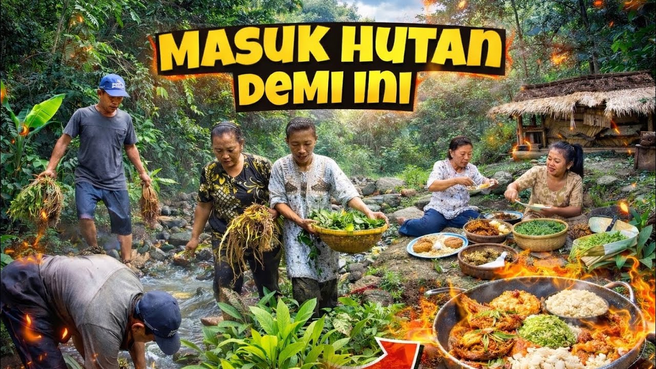 MASUK HUTAN DEMI PUCUK DAUN DAUNAN