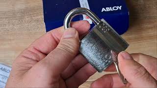 2 X ABLOY PL330/25T PROTEC 2 Keyed Alike Padlocks with 4 Keys